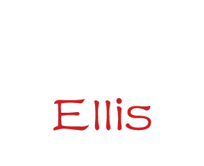 Custom Chinese tattoo design for the name "Ellis," showing the characters "Ai Li Si" in calligraphy script.